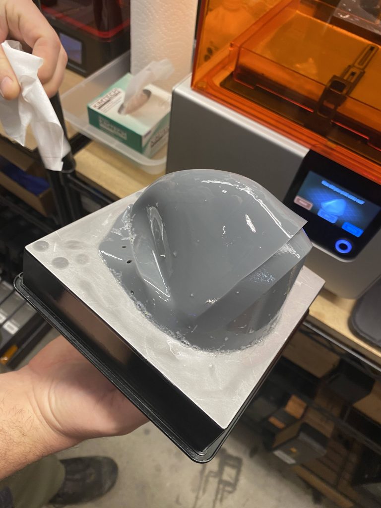 SLS Print of a positive mold for the vacuum forming process